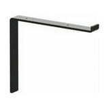 Knape & Vogt Black Steel Shelf Bracket 12 in. L 75 lb