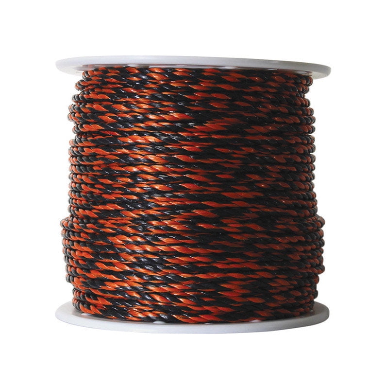 Koch 3/8 in. D X 400 ft. L Black/Orange Twisted Poly Truck Rope