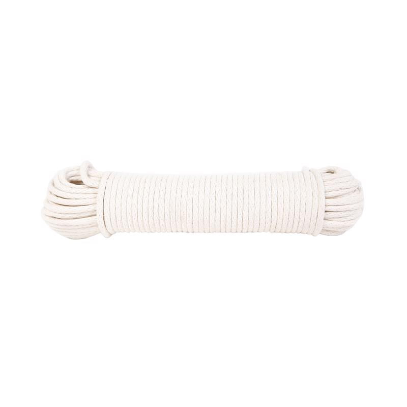 Koch 1/4 in. D X 50 ft. L Natural Solid Braided Cotton Poly Blend Sash Cord