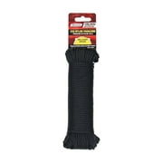 SecureLine 5/32 in. D X 100 ft. L Black Braided Nylon Paracord