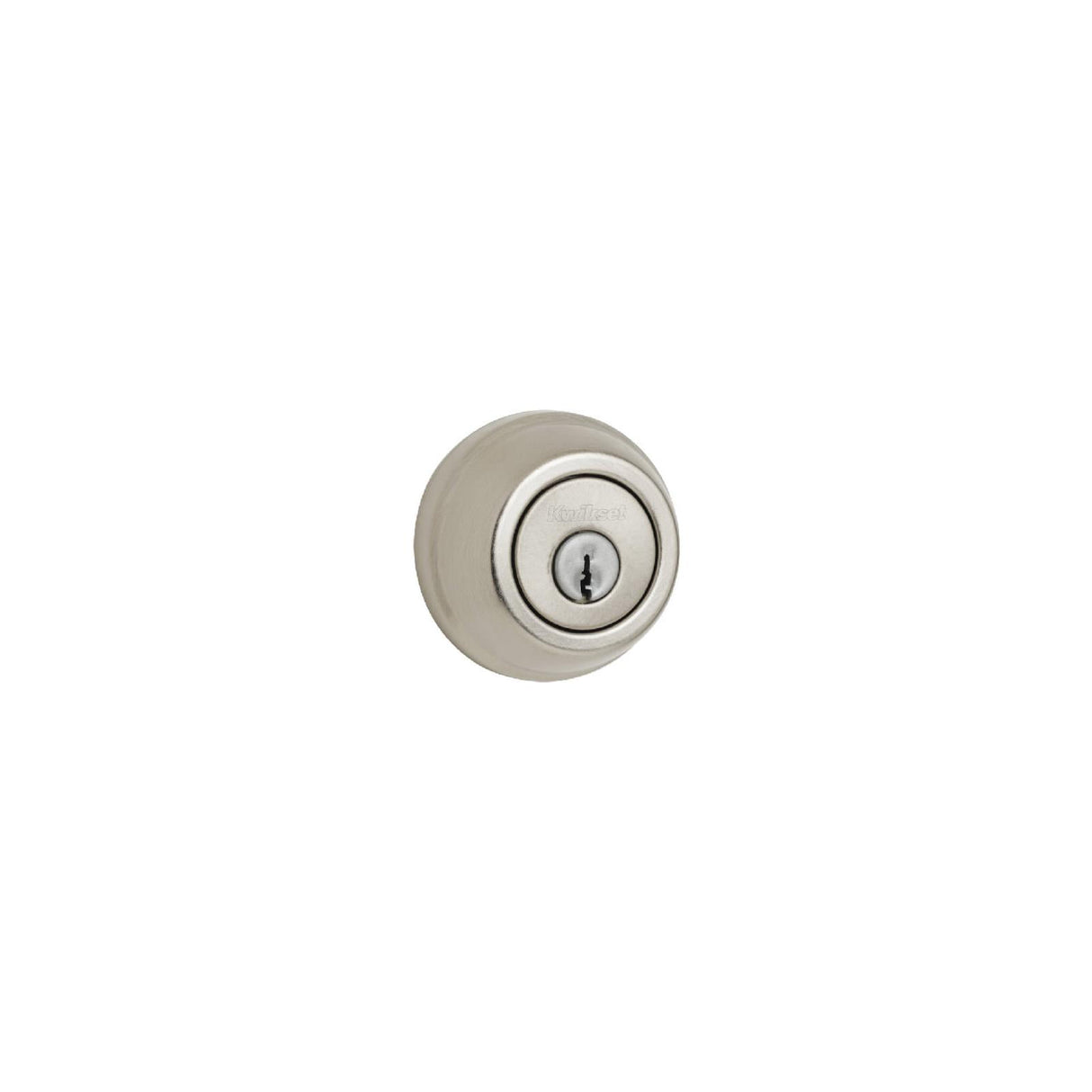 Kwikset SmartKey Security Satin Nickel Metal Double Cylinder Deadbolt