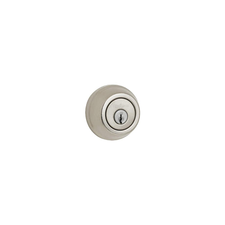 Kwikset SmartKey Security Satin Nickel Metal Double Cylinder Deadbolt