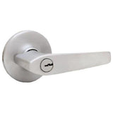 Kwikset Delta Satin Chrome Keyed Entry Lever 1-3/8 in.