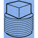 STZ Industries 1-1/4 in. MIP each Black Malleable Iron Plug