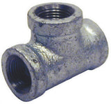 STZ Industries 1/4 in. FIP each X 1/4 in. D FIP 1/4 in. D FIP Galvanized Malleable Iron Tee