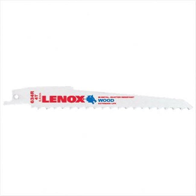 LENOX MULTIWOLF 6 in. Bi-Metal WAVE EDGE Reciprocating Saw Blade 10 TPI 25 pk