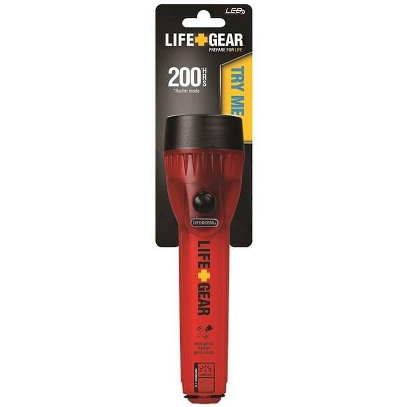 Life+Gear Glow 8 lm Red LED Flashlight LR44 Battery