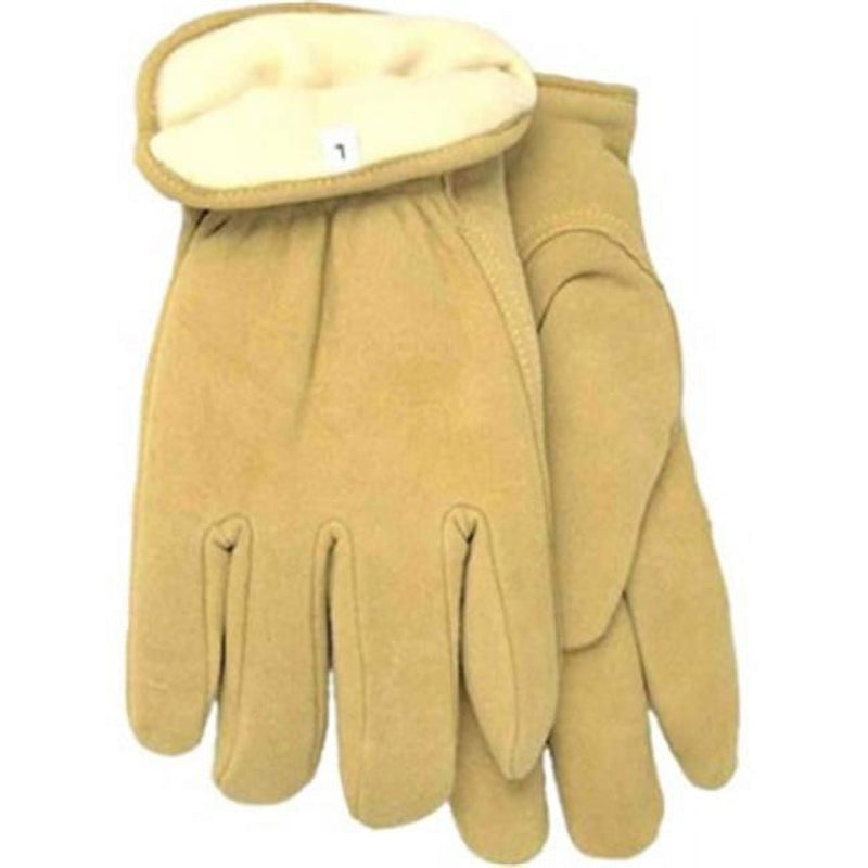 Boss Therm Men's Indoor/Outdoor Insulated Driver Gloves Yellow L 1 pair