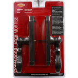 Larson Aged Bronze Brown Zinc Mortise Latch 1 pk