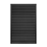 48 in. H X 1 in. W X 24 in. L Matte Black Slatwall End Cap