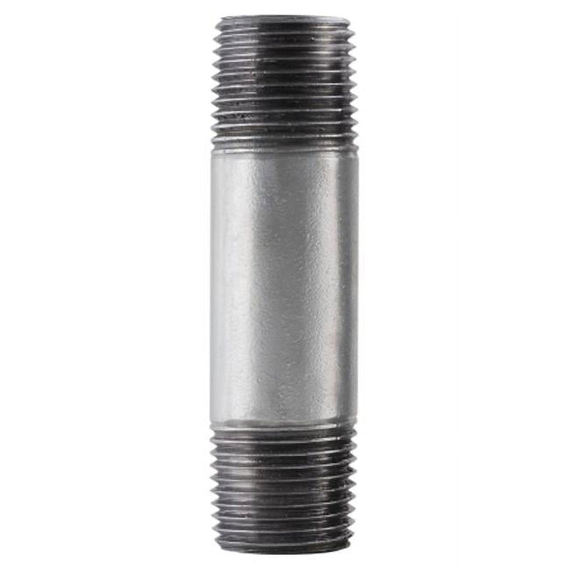 STZ Industries 1/8 in. MIP each X 1/8 in. D MIP Galvanized Steel Nipple