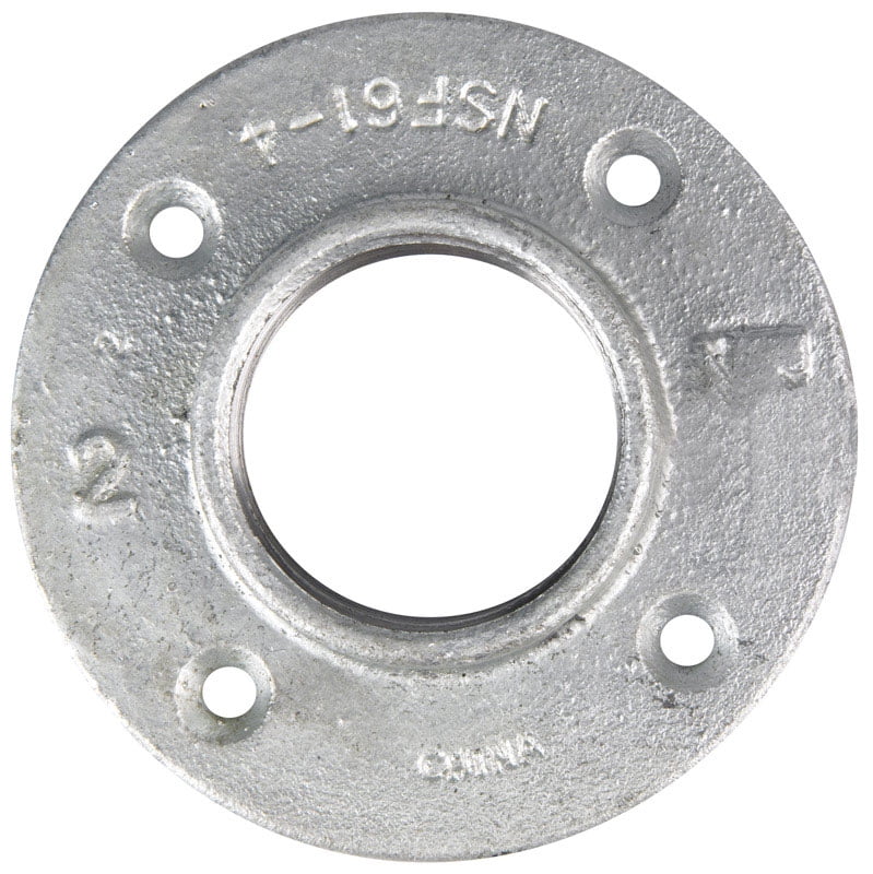 STZ Industries 2 in. FIP each Galvanized Malleable Iron Floor Flange