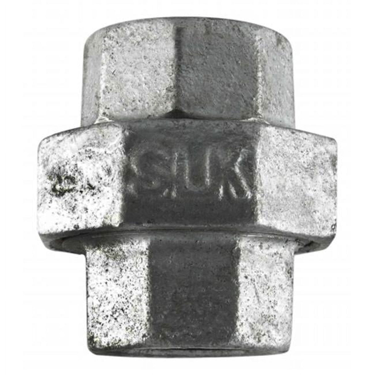 STZ Industries 1/2 in. FIP each X 1/2 in. D FIP Galvanized Malleable Iron Union
