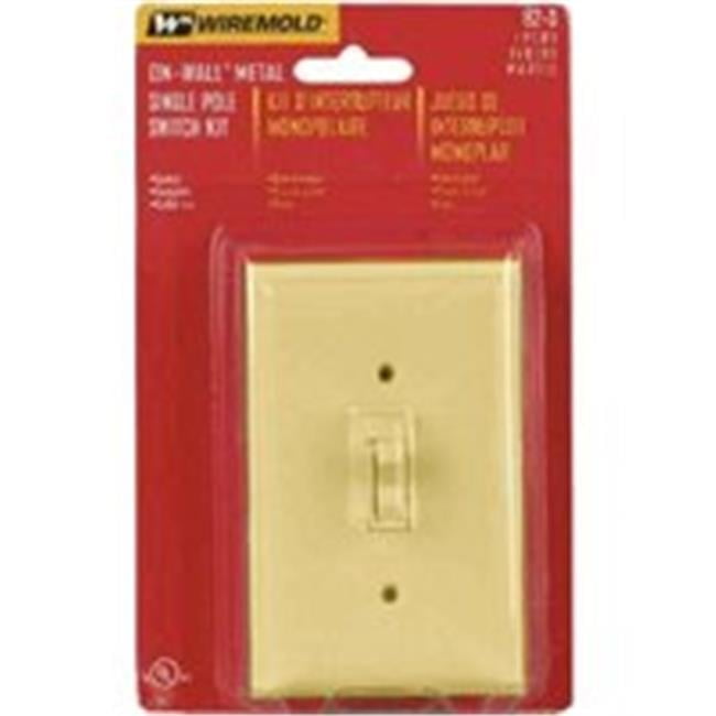 Legrand Rectangle Plastic 1 gang Switch Kit Ivory