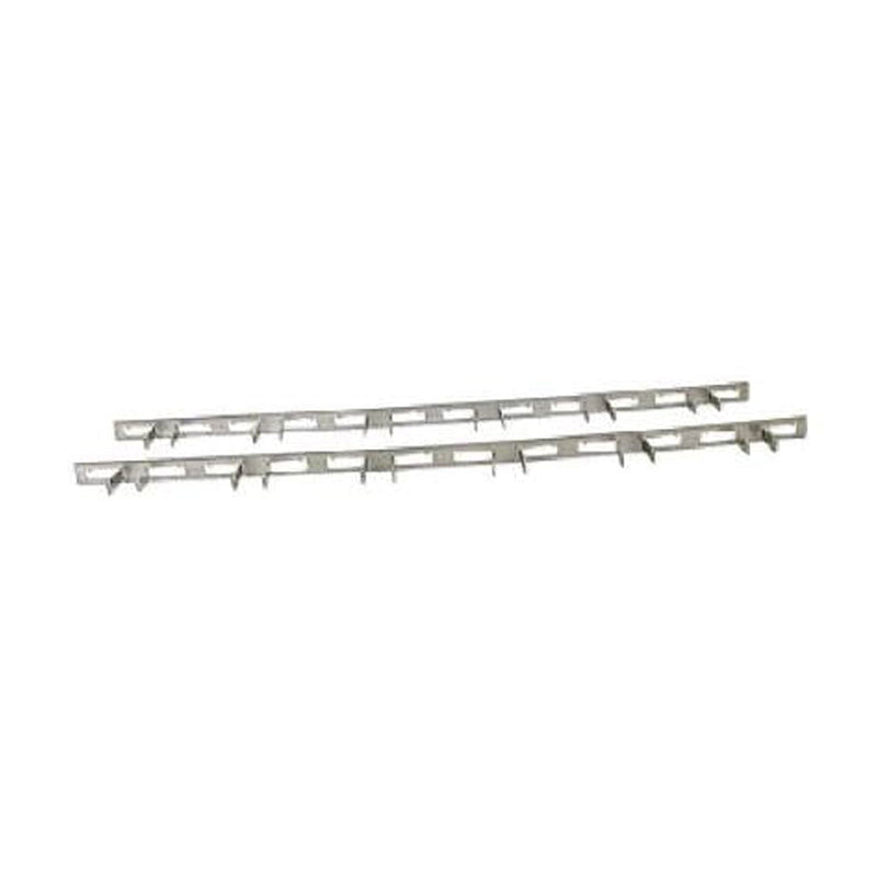 Crawford Zinc-Plated Silver Steel Hook Rack 1 pk