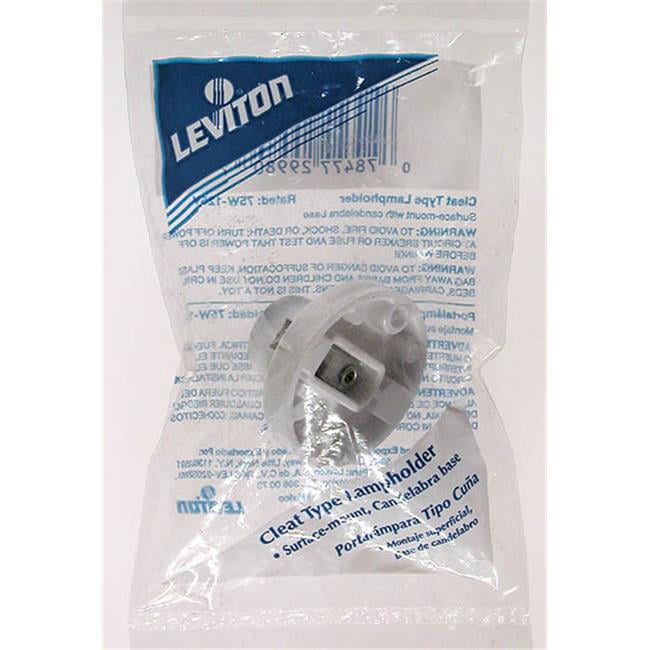 Leviton Lampholder 75 W 125 V Candelabra White