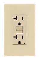Leviton 20 amps 125 V Ivory GFCI Outlet 5-20R 1 pk