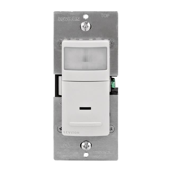 Leviton Decora 2.5 amps Single Pole Motion Sensor Switch White 1 pk