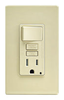 Leviton SmartlockPro 15 amps 125 V Ivory GFCI Outlet 5-15R 1 pk