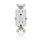 Leviton SmartlockPro 15 amps 125 V Duplex White AFCI Outlet 5-15R 1 pk