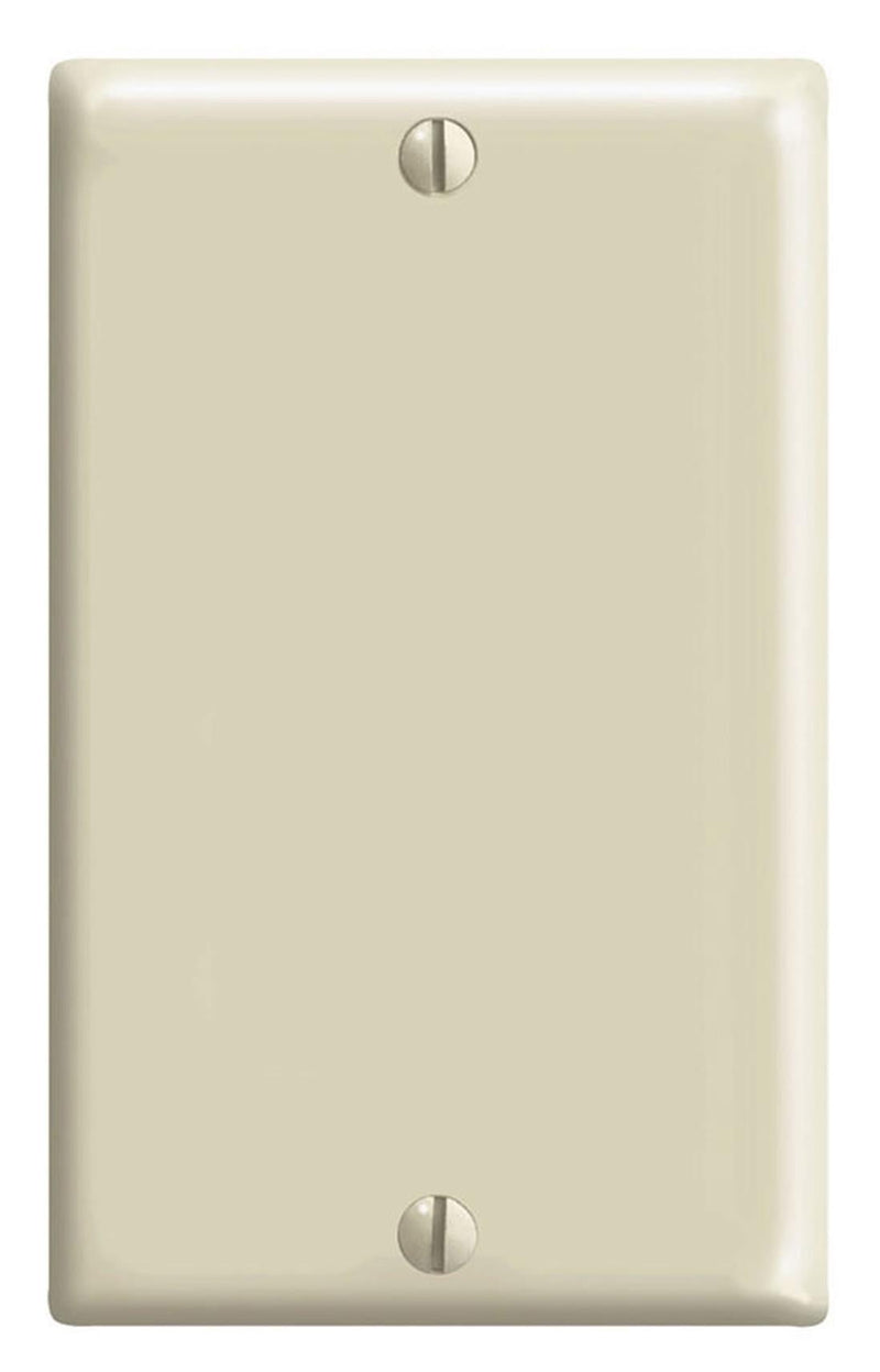 Leviton Ivory 1 gang Nylon Blank Wall Plate 1 pk