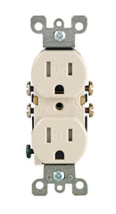 Leviton 15 amps 125 V Duplex Light Almond Outlet 5-15R 10 pk