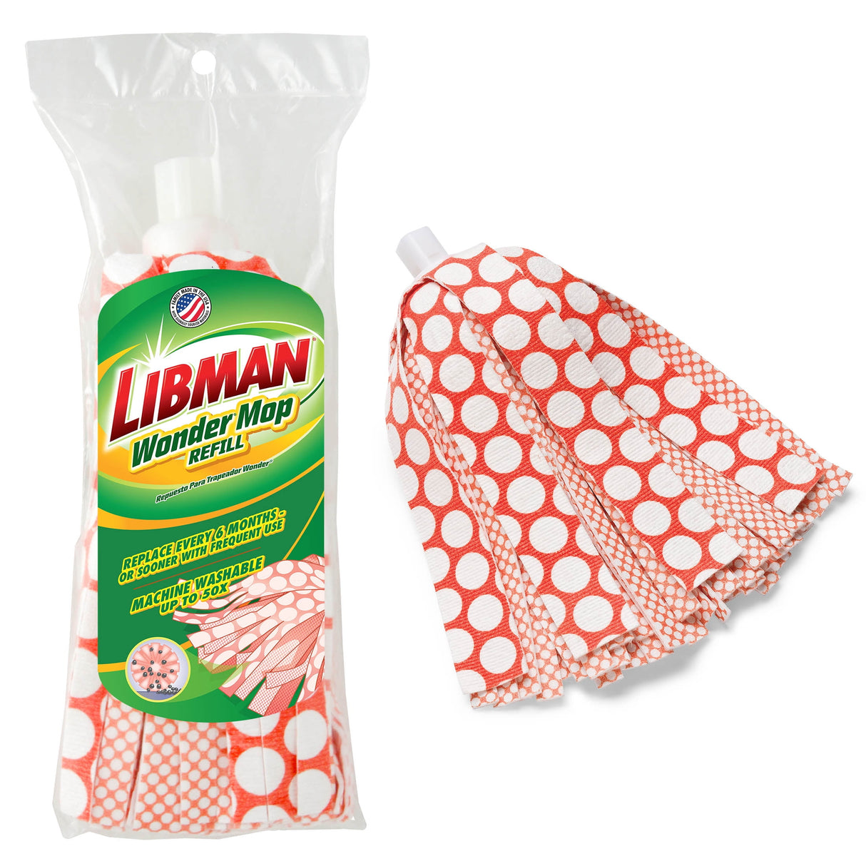 Libman Wonder 10.6 in. Wonder Nylon Mop Refill 1 pk