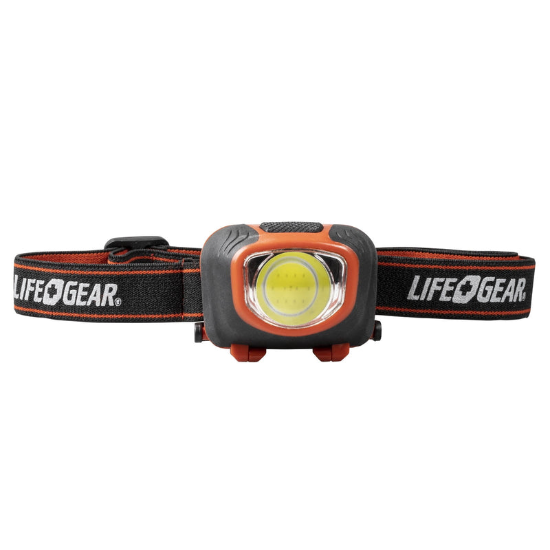 Life+Gear Storm Proof 260 lm Black/Red LED Head Lamp AAA Battery