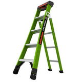 Little Giant King Kombo 5 ft. H Fiberglass Multi-Position Ladder Type IAA 375 lb. capacity