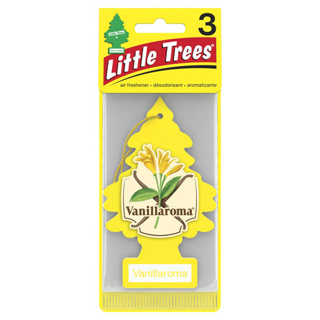 Little Trees Yellow Car Air Freshener 3 pk