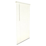 Living Accents Vinyl 1 in. Blinds 27 in. W X 64 in. H Alabaster Cordless