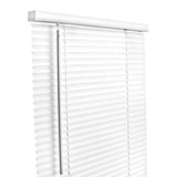Living Accents Vinyl 1 in. Blinds 23 in. W X 64 in. H White Cordless