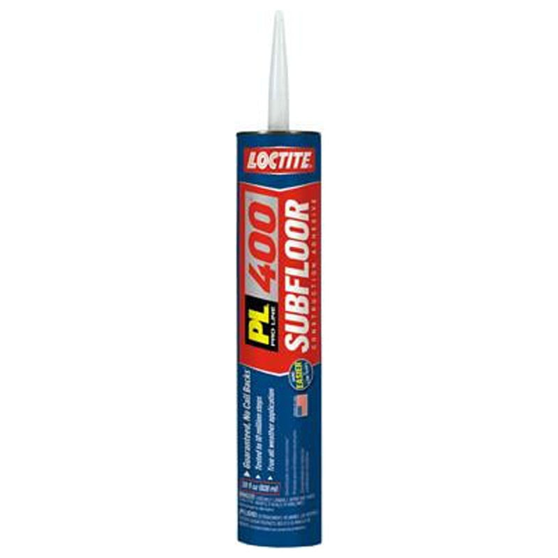 Loctite PL 400 Subfloor Adhesive Synthetic Latex Subfloor Construction Adhesive 28 oz