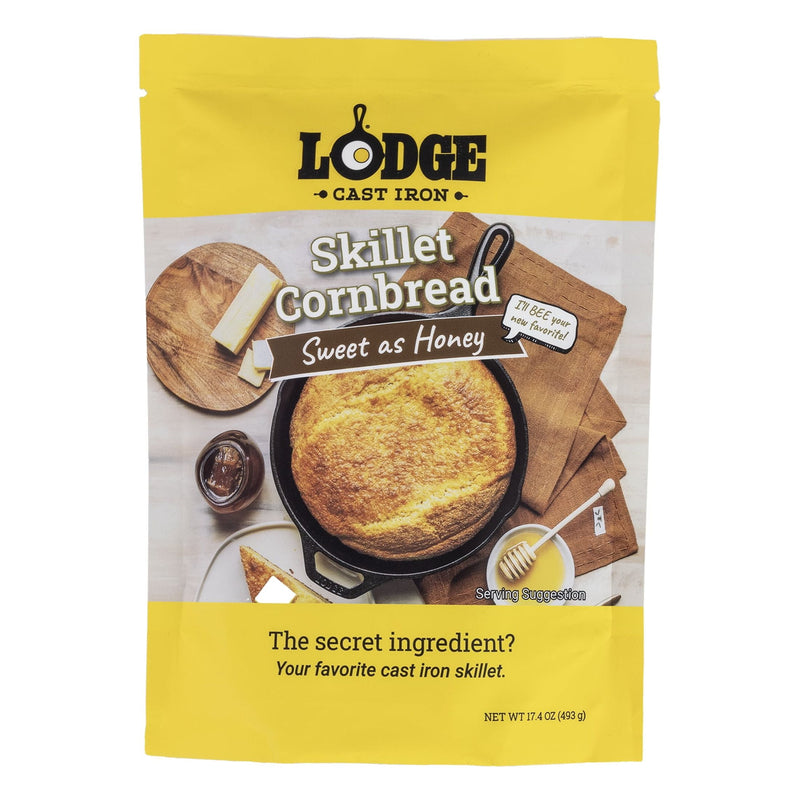 Lodge Sweet as Honey Skillet Cornbread Mix 17.4 oz Bagged