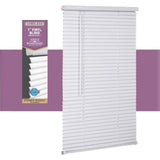 Lotus Vinyl 1 in. Mini-Blinds 30 in. W X 72 in. H White Cordless