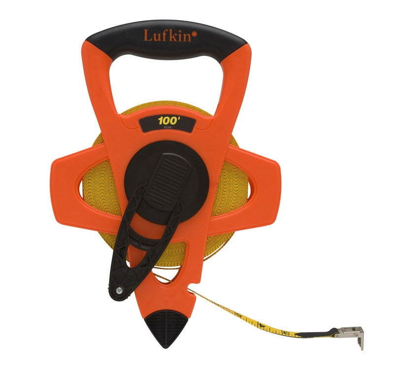 Lufkin 100 ft. L X 0.5 in. W Reel Rewind Tape Measure 1 pk