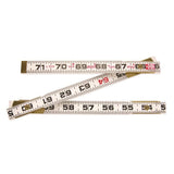 Lufkin 72 in. L X 5/8 in. W Wood 2-Way Folding Rule SAE