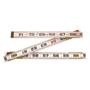 Lufkin 72 in. L X 5/8 in. W Wood 2-Way Folding Rule SAE