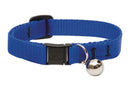 LupinePet Basic Solids Blue Blue Nylon Cat Collar