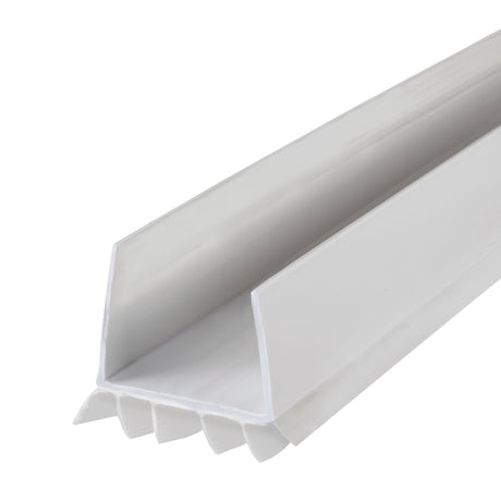 M-D Clinch White Vinyl Seal For Doors 36 in. L X 1.75 in.
