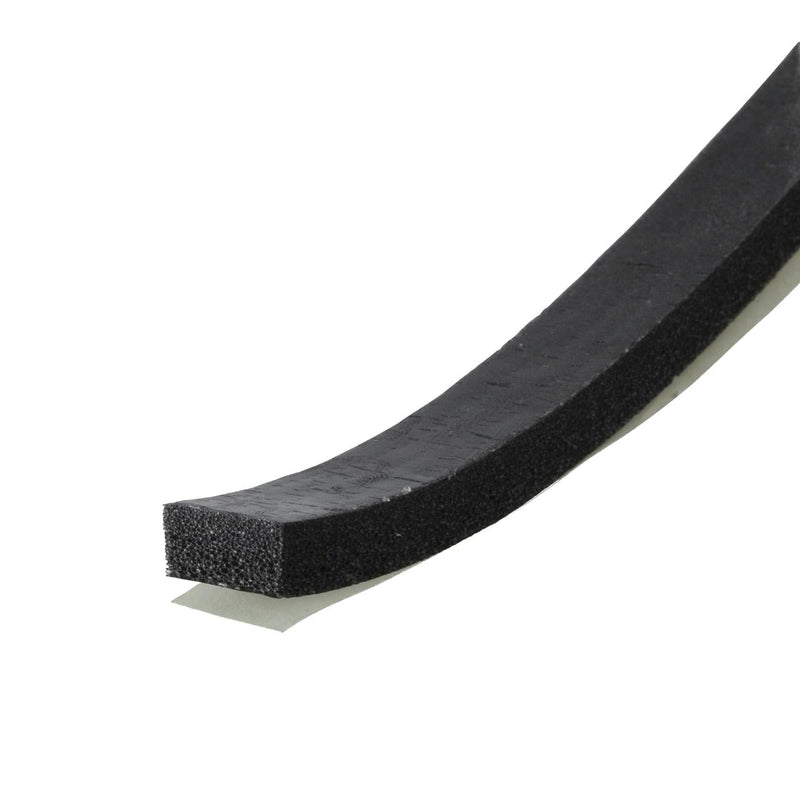 M-D Black Sponge Rubber Weather Stripping Tape For Auto and Marine 10 ft. L X 1/4 in.