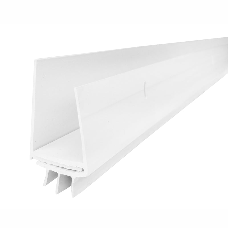 M-D White Vinyl Door Sweep For Doors 3 ft. L X 3/4 in.