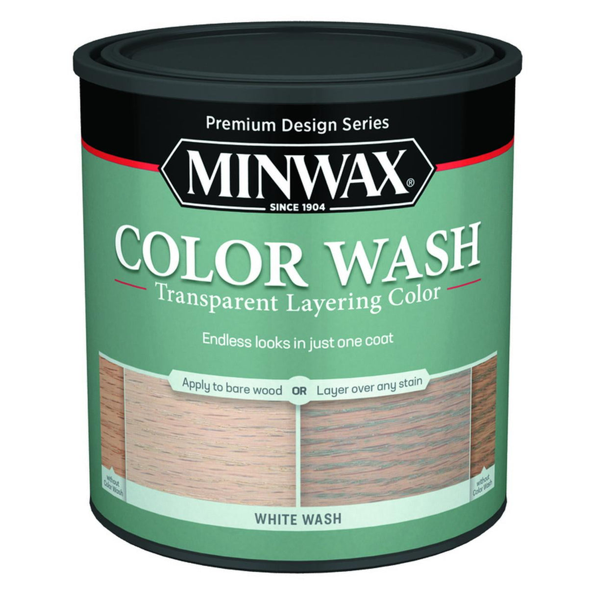 Minwax Transparent White Wash Water-Based Wood Stain 1 qt