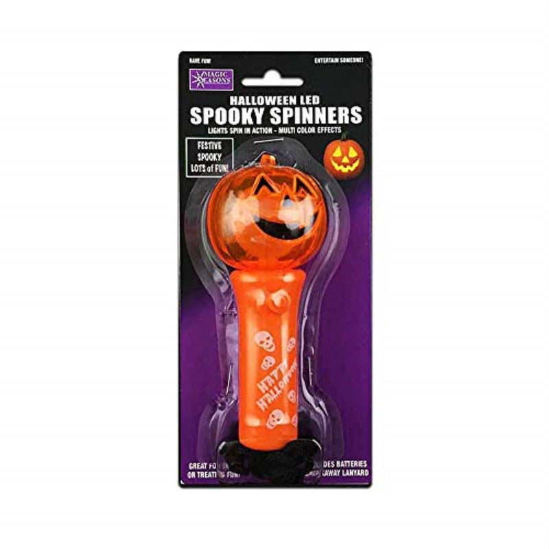 Magic Seasons 7.5 in. Prelit Spooky Spinner Lights