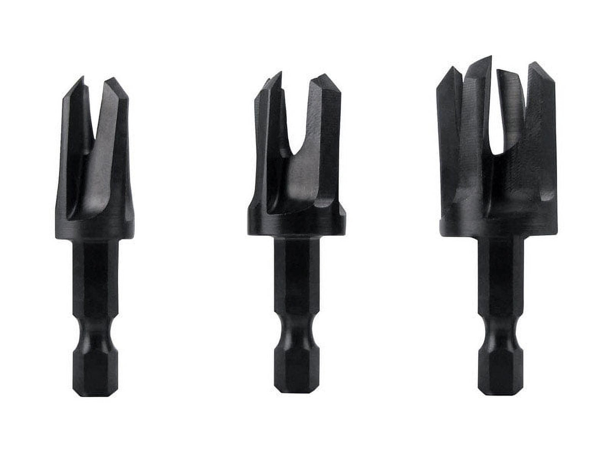 Make it Snappy Steel Tapered Plug Cutter Set Hex 3 pc