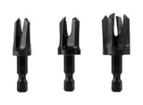Make it Snappy Steel Tapered Plug Cutter Set Hex 3 pc