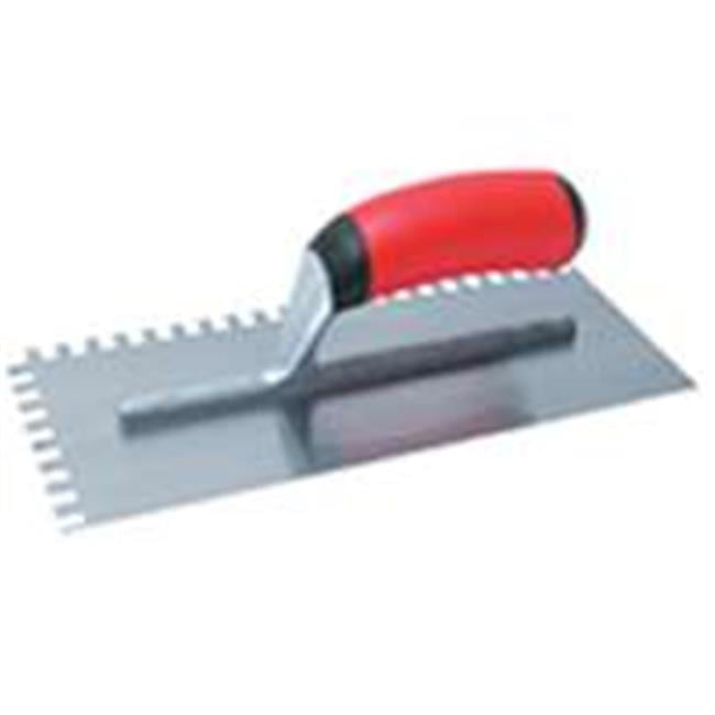 Marshalltown 4-1/2 in. W Steel Notched Trowel