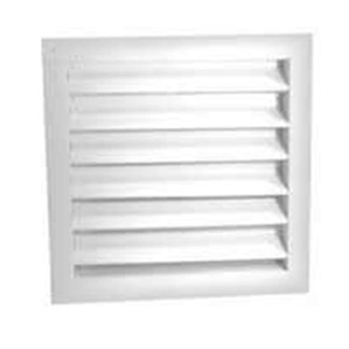Master Flow 18 in. W X 24 in. L White Aluminum Wall Louver