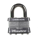 Master Lock 1-5/16 in. H X 1-3/4 in. W Laminated Steel 4-Pin Cylinder Padlock Keyed Alike