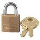 Master Lock 3/4 in. H X 7/16 in. W X 3/4 in. L Brass Pin Cylinder Padlock